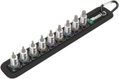 Wera 05003882001 Belt 3 TORX HF Zyklop Bitdoppen set TORX met vasthoudfunctie, 1/4" aandrijving