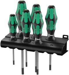 Wera 05028062001 367/6 Schroevendraaierset Kraftform Plus TORX + houder, 6-delig