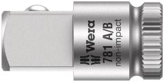 Wera 05042670001 781 A 1/4" Adapter, 781 A/B x 3/8 x 25.2 mm x 1/4"