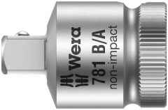 Wera 05042672001 781 B 3/8" Adapter, 781 B/A x 1/4 x 27 mm x 3/8"