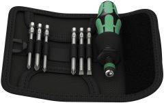 Wera 05059298001 Kraftform Kompakt 40 schroevendraaierset, 7-delig