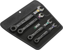 Wera 05073295001 Joker Steek en ringratelsleutel-set, Inch, 4-delig