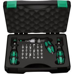 Wera 05350451001 7445/46/47 Kraftform momentschroevendraaier-set 2.5-55.0 in.lbs, 27-delig