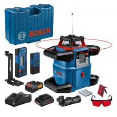 Bosch Blauw 0601061F00 GRL 600 CHV Professional Rotatielaser 18V 4.0 ProCore