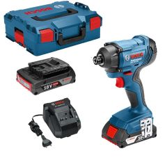 Bosch Blauw GDR 18V-160 Accuslagschroevendraaier 18 Volt 2,0 AH Li-ion in L-Boxx 06019G5100