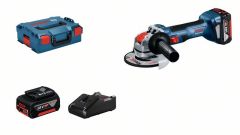 Bosch Blauw X-LOCK GWX 18V-7 Professional Accu Haakse Slijper 18V 4.0Ah Li-Ion in L-BOXX 06019H9105