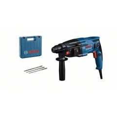 Bosch Blauw GBH 2-21 Professional Boorhamer 2J 720w in koffer + 3 sds-plus boren 06112A6002