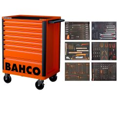 Bahco 1472K8-FULL6 Gereedschapswagen oranje 205-delig