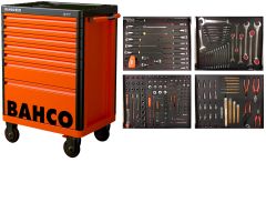 Bahco 1477K7-FULL4 Gereedschapswagen oranje 190-delig