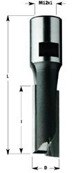 CMT 171.160.11 16 mm Groeffrees met binnendraad aansluiting M12 rechts lang