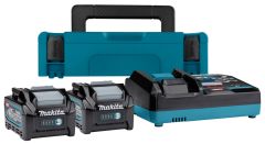 Makita 191J97-1 Startset XGT DC40RA oplader + 2 x Accu BL4040 40V max 4.0Ah in MBox