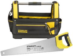 Stanley 1-93-951SBS Fatmax Open Gereedschapszak 18" + Universele handzaag 550 mm