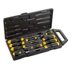 Stanley 2-65-014 Cushiongrip Schroevendraaierset Standaard 10-Delig