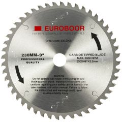 Euroboor 230.0003 Zaagblad 230 mm Asgat 25,4 mm metaal