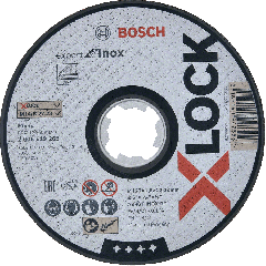 Bosch 2608619260 X-LOCK Doorslijpschijf Expert for Inox 115 mm x 1,6 mm AS 46 T INOX BF