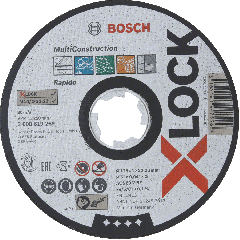 Bosch 2608619268 X-LOCK Doorslijpschijf Multi Material 115 mm ACS 60 V BF