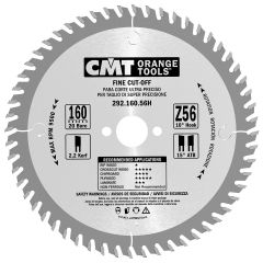 CMT 292.160.56H HM-zaagblad fijne vertanding 160 x 20 x 56T