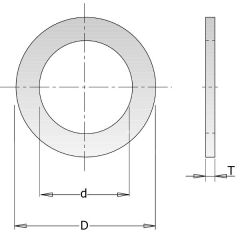 CMT 299.211.00 Reduceerring 15,87 x 30 x 1,4