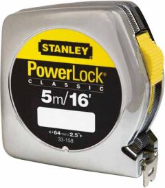 'Stanley 0-33-158 Rolbandmaat Powerlock 5m/16