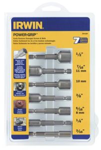 Irwin 394100 Powergripset: 3/16”-1/2”, 7 stuks