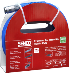 Senco 4000651 Persluchtslang 10 m x 6,5 mm hybride pvc incl. koppelingen