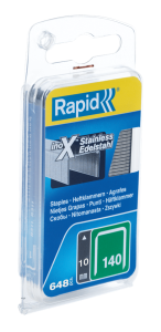 Rapid Nr. 140 vlakdraadnieten RVS 10 mm 40109575 650 stuks