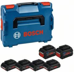 Bosch Accu Set in L-Boxx - 4 x Accu ProCore 18V 4.0 Ah + 2 x ProCore 8.0 Ah 1600A02A2T