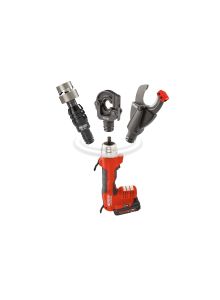 Ridgid 43633 RE 60 accu-hydraulische tool voor de elektro-installateur 18V 2.0Ah Li-Ion + snijkop, krimpkp en ponskop