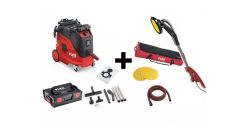 Flex-tools 478504 GE 5 R Giraffe schuurmachine + VCE33L AC stofzuiger + 25 vel schuurpapier K100