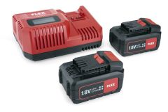 Flex-tools 491349 P-Set 55 R Accu Set 18V 5.0Ah - 2 x AP18.0/5.0 accu + CA10.8/18.0 Snellader