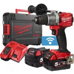 Milwaukee M18 ONEPD2-502X ONE-KEY Accu Slagboormachine 18V 5.0Ah Li-Ion 4933464527