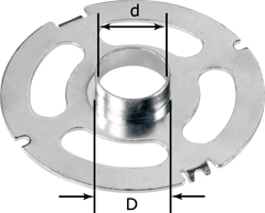 Festool 494622 Kopieerring KR-D 17,0/OF 2200