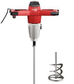 Flex-tools 495921 MXE1202 + WR2 140 Mengmachine 1200 Watt met 2 versnellingen en toerentalschakelaar