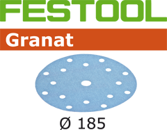 Festool 497191 Schuurschijven Korrel 400 Granat 100 Stuks STF D185/16 P400 GR/100