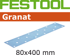 Festool 497164 Schuurstroken Korrel 320 Granat 50 stuks STF 80x400 P320 GR/50