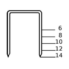 Haubold 503053 KL814 CNK Niet 14 mm 10.000 stuks