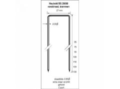 Haubold 503617 Niet BS29000-120 Beitelpunt RVS1.440 stuks