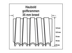 Haubold 504350 Golfkram WN35 - 18 mm Blank 1.575 stuks