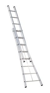 515208 Kibo 2-delige opsteekladder 2 x 8 treden