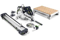 Festool KAPEX 576663 KS120REB-Set-MFT afkort-trekzaag + extra zaagblad!