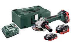 Metabo 613077940 WB 18 LTX BL 125 Quick Haakse Slijper 18V 2 x 5,5Ah LiHD / 1 x 4.0Ah LiHD in Metaloc