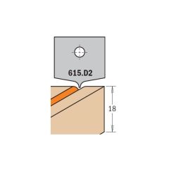 CMT 615.D2 Profielmessen voor art. 615 profiel D2