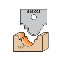 CMT 616.003 Profielmessen voor profielfrees 616.200, profiel 003