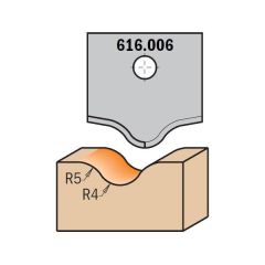 CMT 616.006 Profielmessen voor profielfrees 616.200, profiel 006