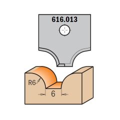 CMT 616.013 Profielmessen voor profielfrees 616.200, profiel 013