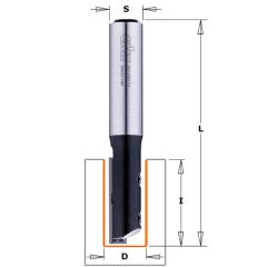 CMT 651.140.11 Rechte frees met wisselbare messen Z1 14 mm schacht 8 mm