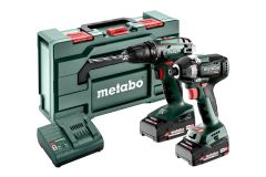 Metabo 685193000 Combo Set 2.8.1 18V 2,0Ah Li-Ion - BS18 accuboor + SSD18 LT 200 BL Slagschroevendraaier