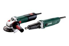 Metabo SET - WEV 15-125 Quick haakse slijper + G 400 rechte slijper 691203000