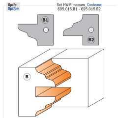 CMT 695.015.B1 Profielmes 25x29,8x2 type B1 voor 694.015 frees type 1