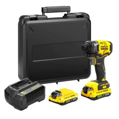 Stanley SFMCF810D2K FATMAX® V20 Slagschroevendraaier Brushless 18V 2.0Ah Li-Ion